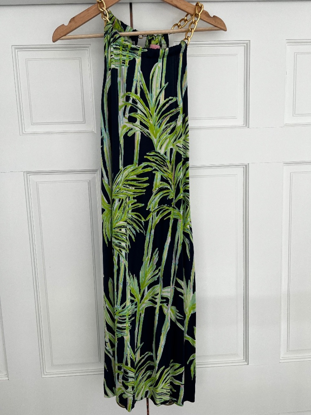 Lilly Pulitzer Silk Halter A Line Dress Size Small